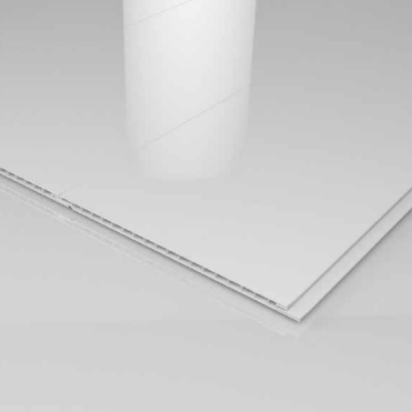 iCladd Simplas Single White Gloss 2000 x 250 x 8mm Pack Of 4